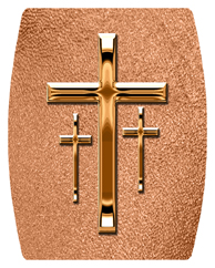 DAREC 517 CP SH CP Copper 3 Crosses Shimmer Copper